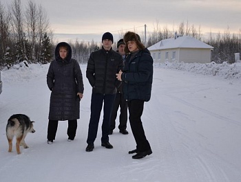 Глава городского поселения Берёзово Дмитрий Чупров совершил вторую рабочую поездку в село Теги